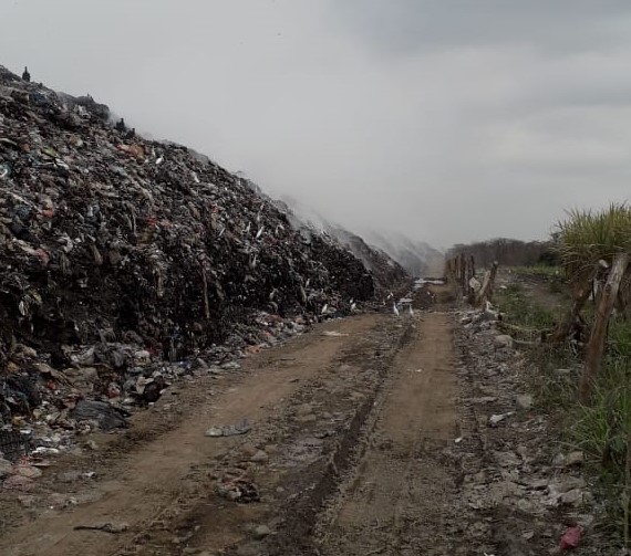 Talud quemado