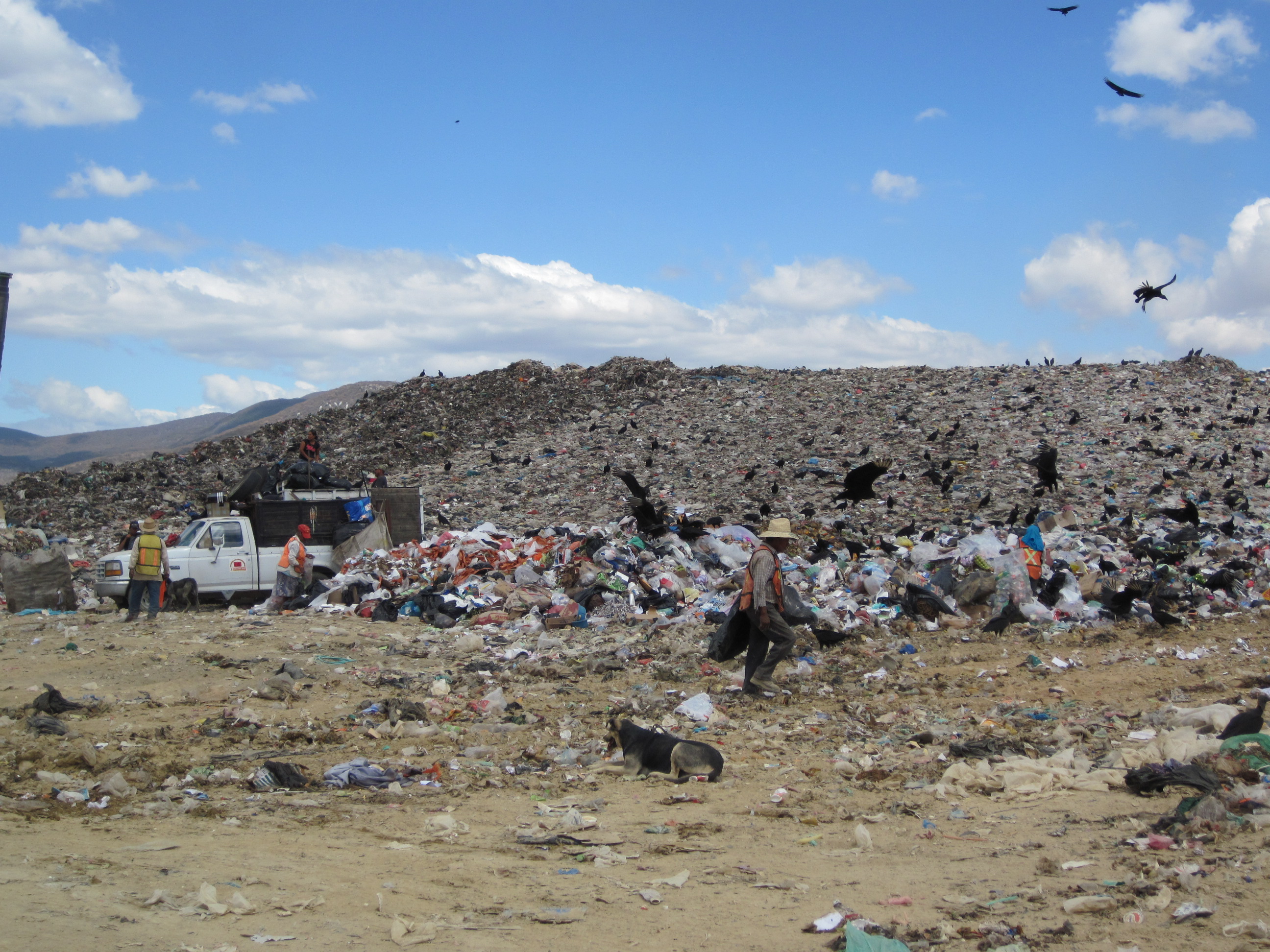 Talud y zona de tiro